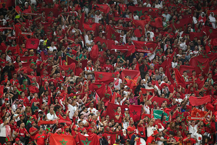 55 mil hinchas de Marruecos hicieron espectacular entrada en semifinal